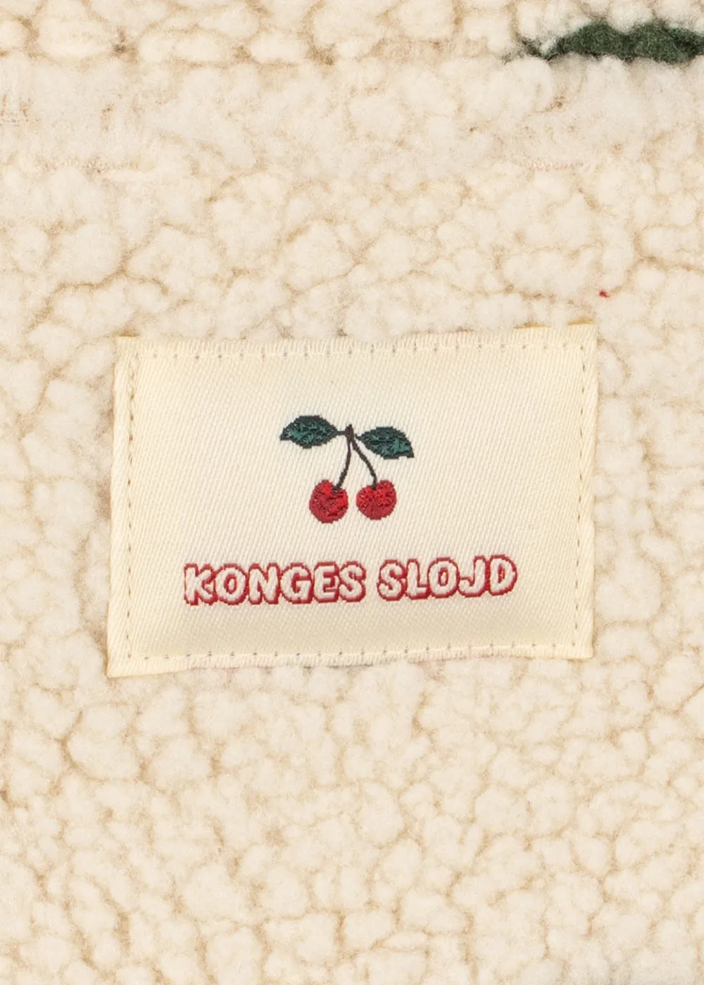 Konges Sløjd Jody Teddy Hoodie vest ma grande cerise warm
