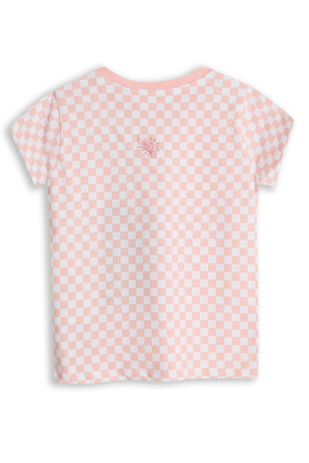4President Dirkje Small Check AOP T-shirt meisjes ruit