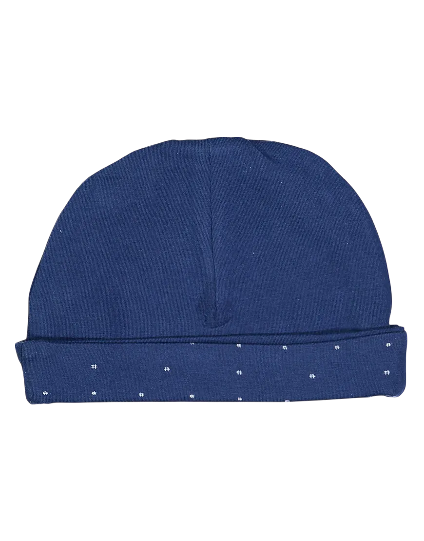 4President Riley Navy babymutsje katoen maat 50