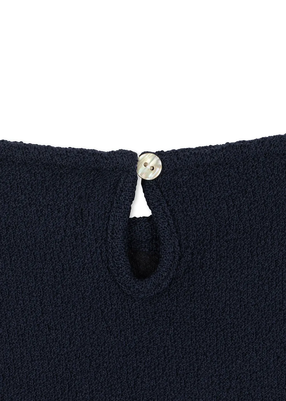 Konges Sløjd Romy shirt dark navy biokatoen kers