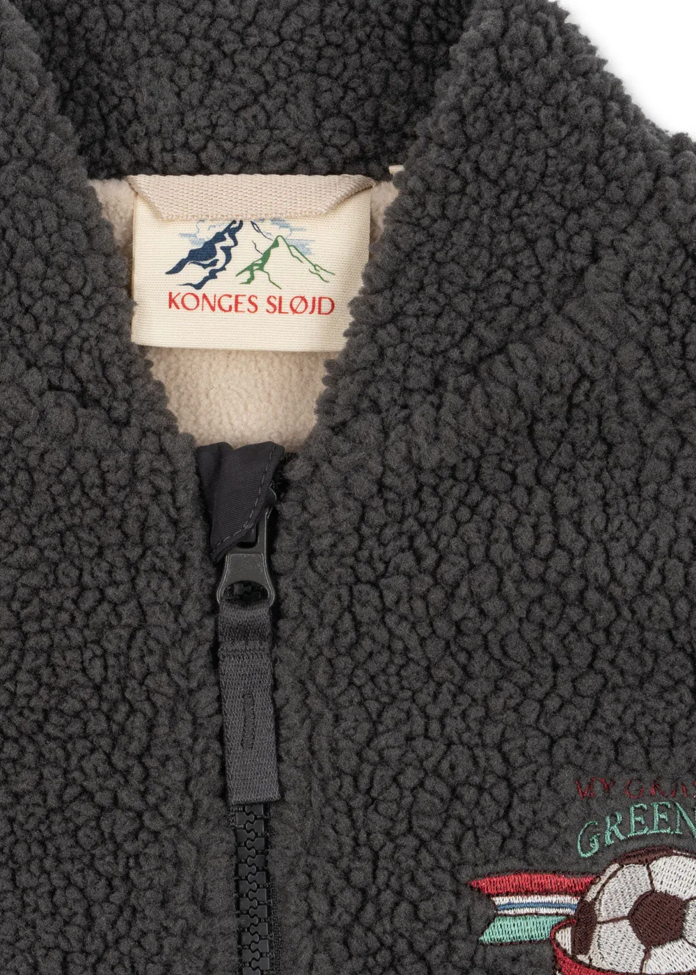 Konges Sløjd Jody bomberjas magnet teddyfleece