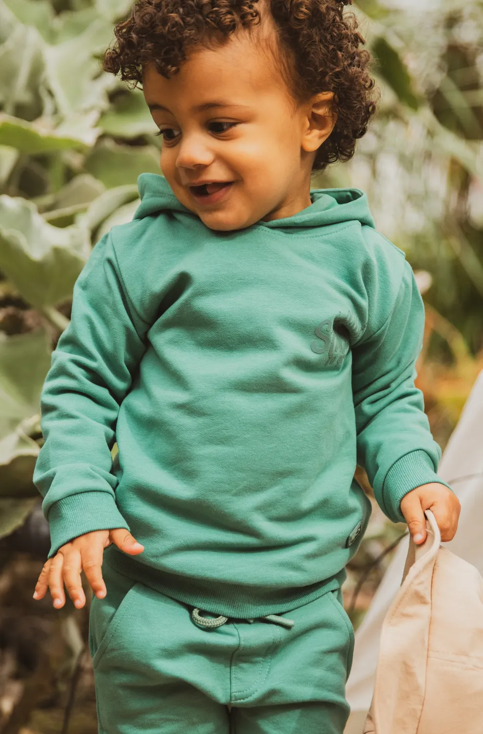 4President Kyan hoodie jongens blauw maat 74 katoen