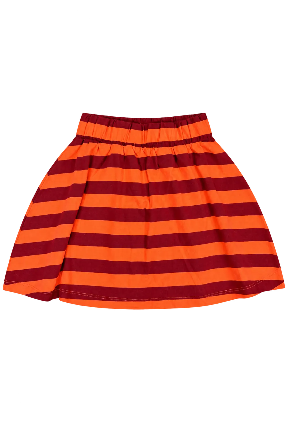 4PRESIDENT India Poppy red rok strepen elastiek katoen