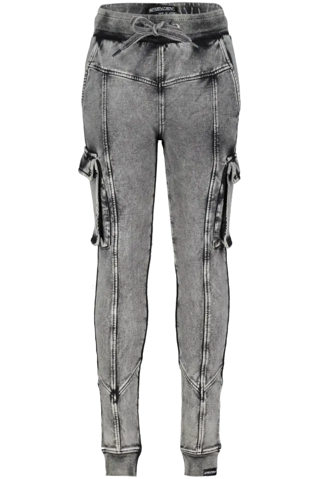 4President Mart Black jongensbroek zwart skinny