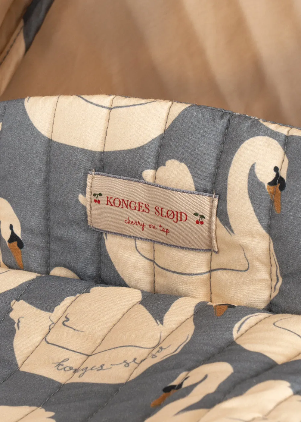 Konges Sløjd Minnie poppenwagen swan opvouwbaar