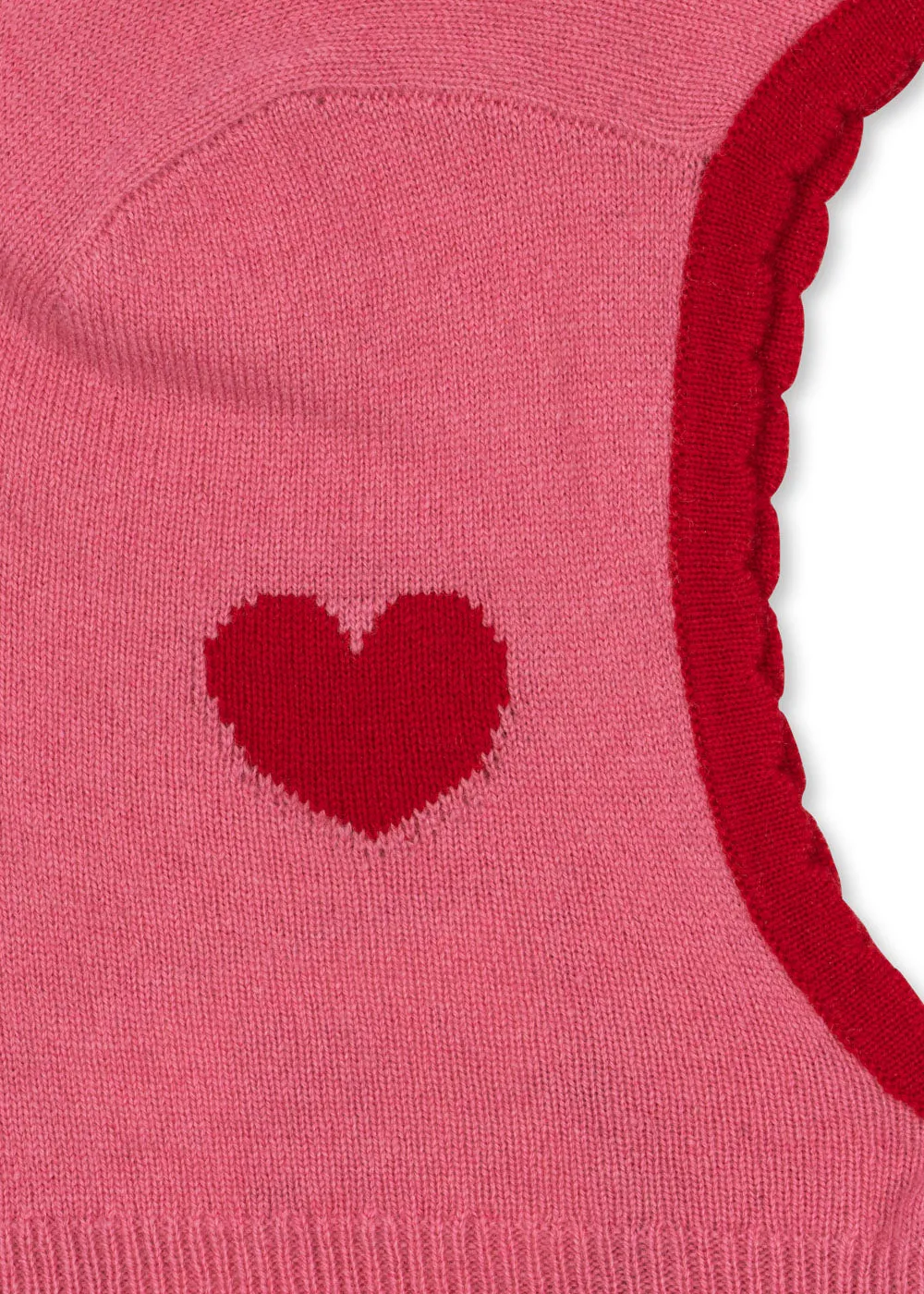 Konges Sløjd Collette bivakmuts pink wol