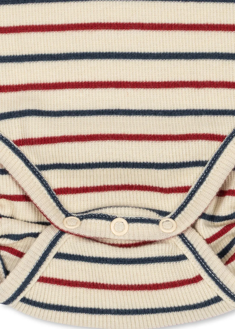 Konges Sløjd Voco romper tricolore bleu modalmix baby
