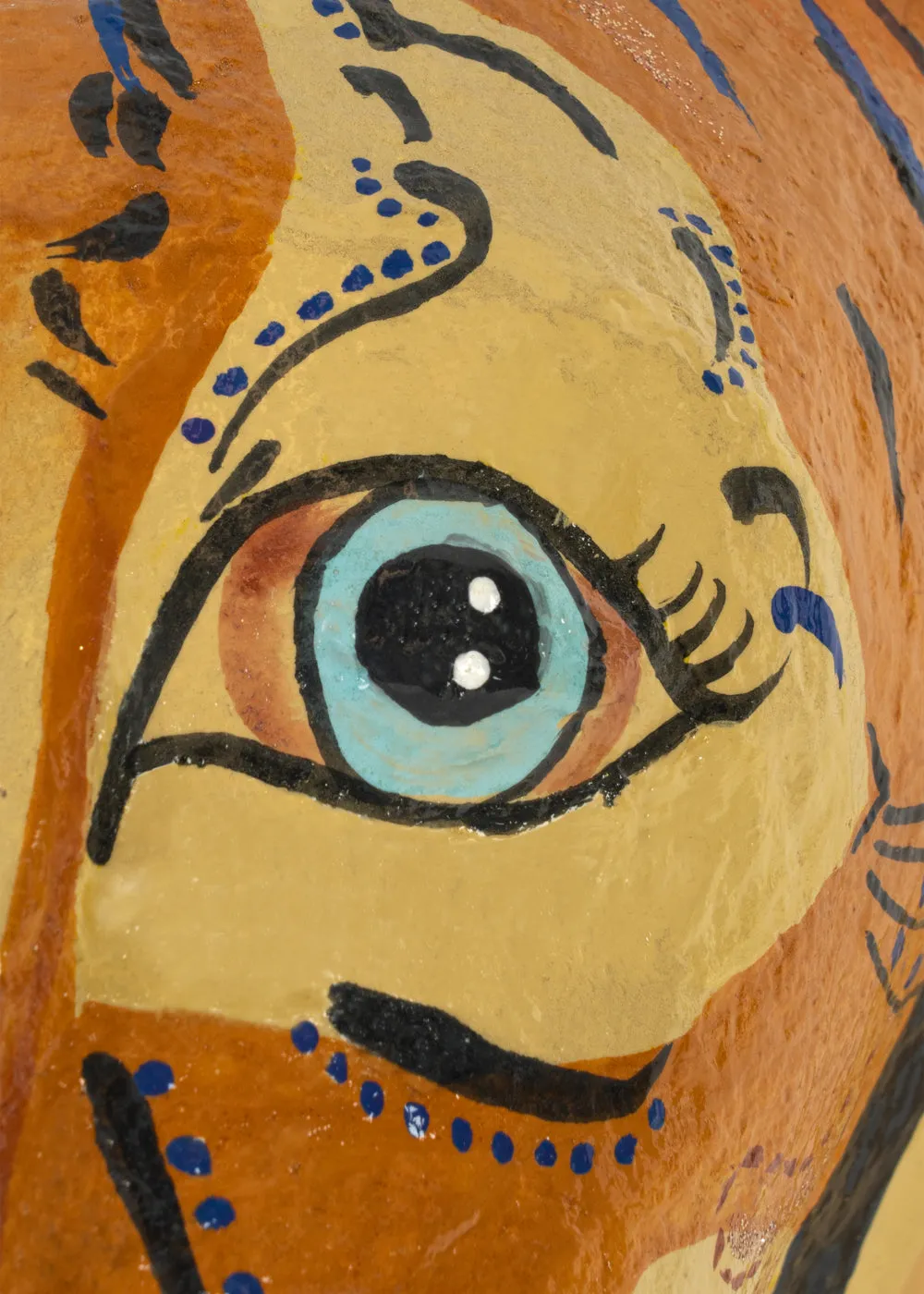 Konges Sløjd Tijger Wanddecoratie Tiger Papier-maché