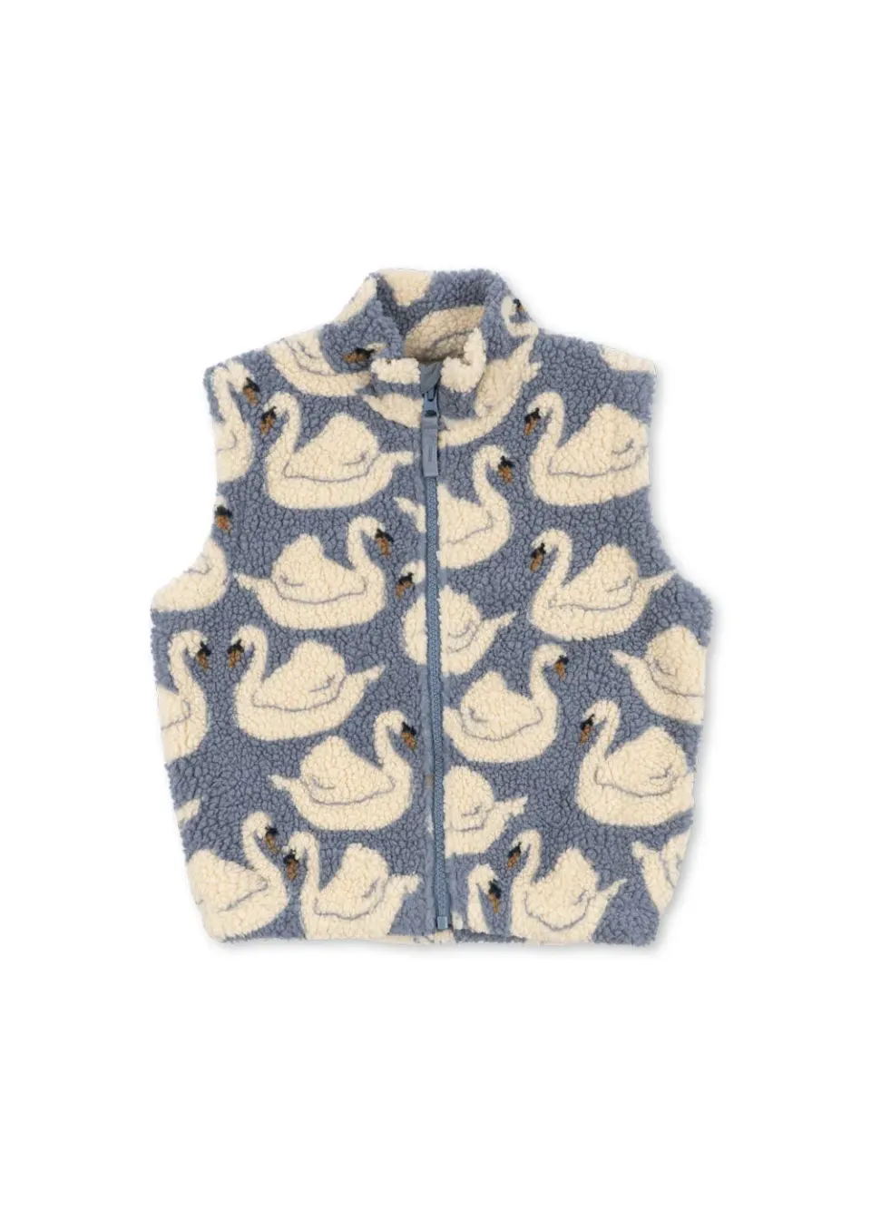 Konges Sløjd Jody teddy bodywarmer swan