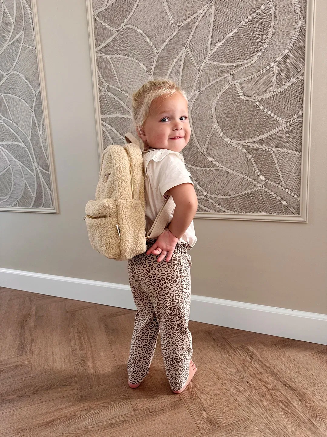 Soda Fashion Teddy rugtas pluche beige