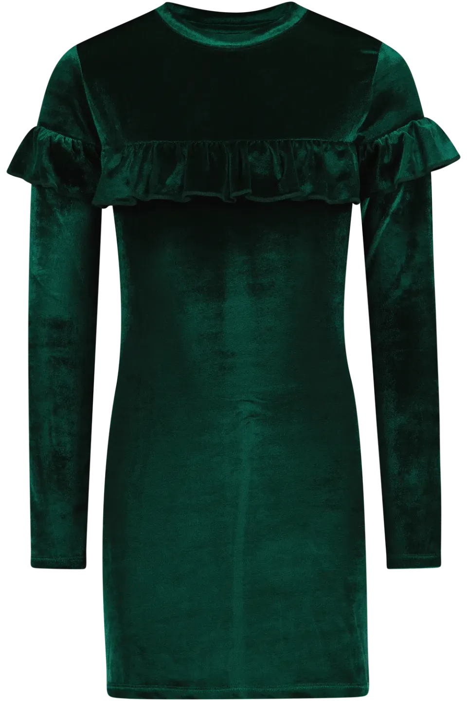 4President Alivia jurk meisjes dark green velvet
