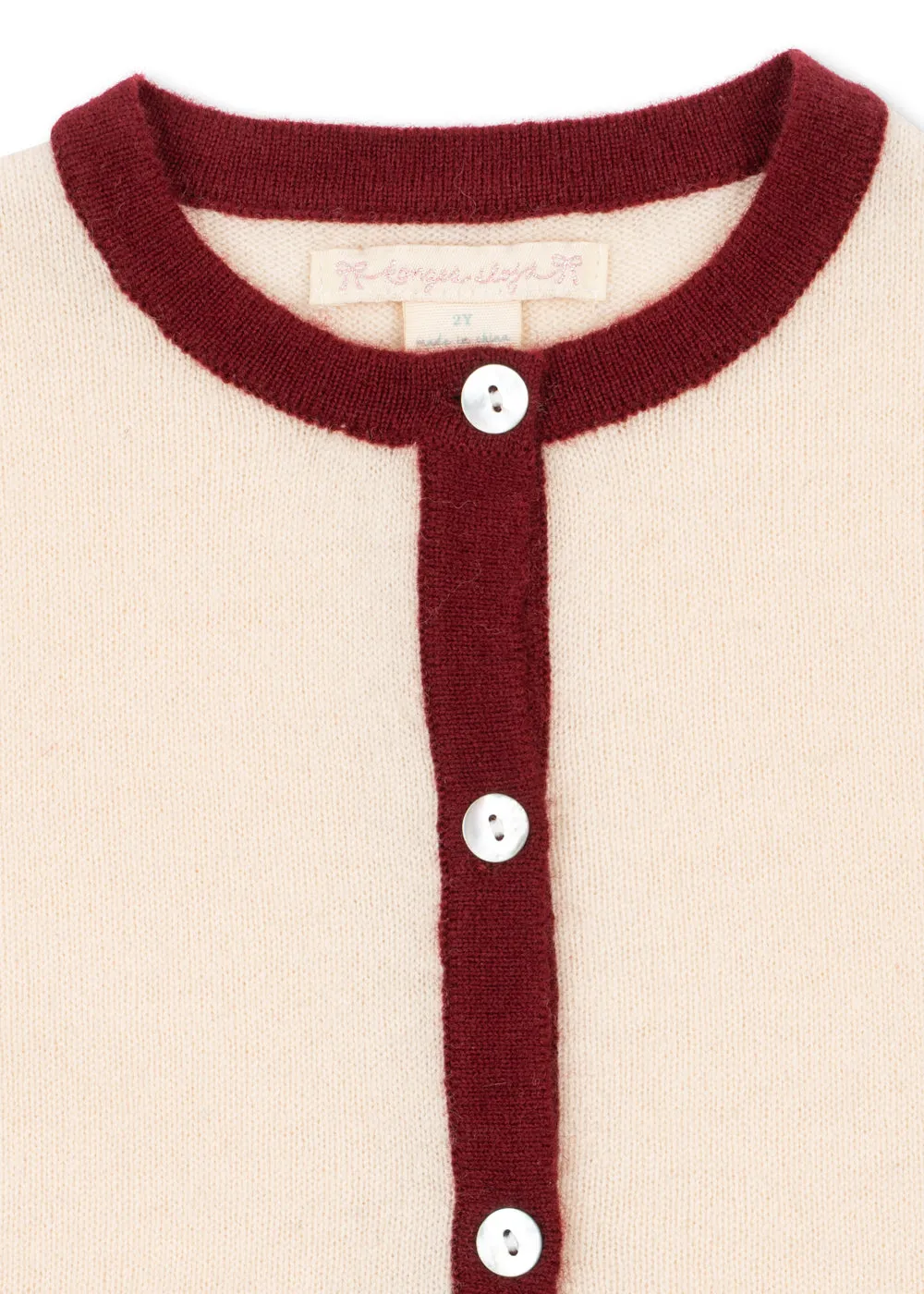 Konges Sløjd Alette cardigan pale blush wol