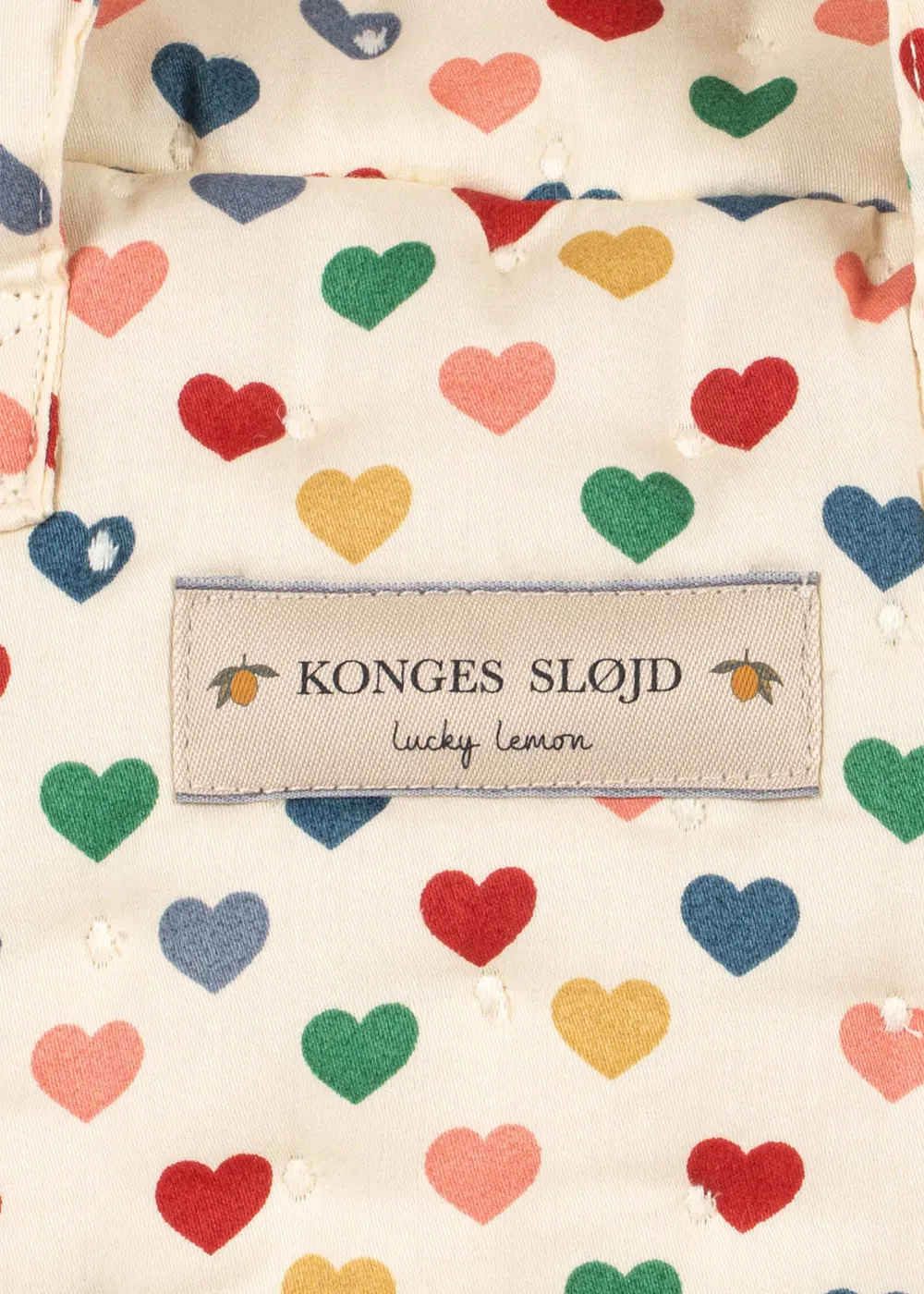 Konges Sløjd poppentas coeur coloré 18x24 cm