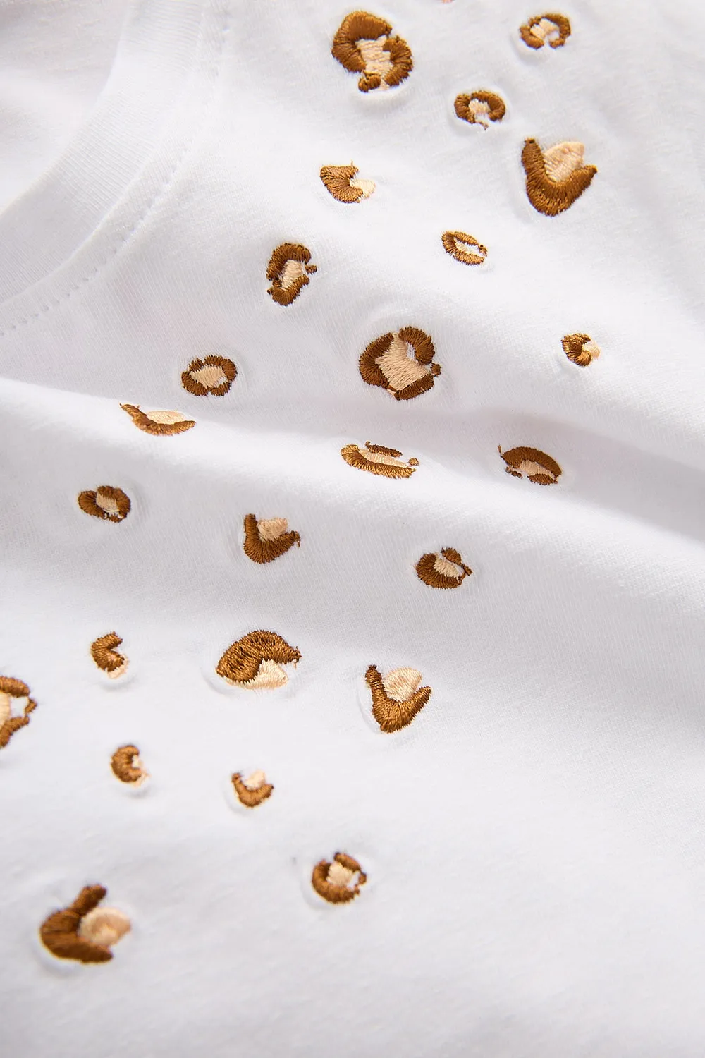 4President Hannah Bright White T-shirt smiley