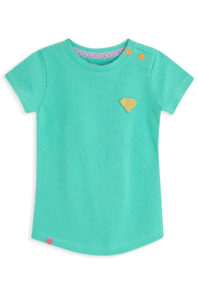 4President Noelani Green T-shirt meisjes bubbelstof
