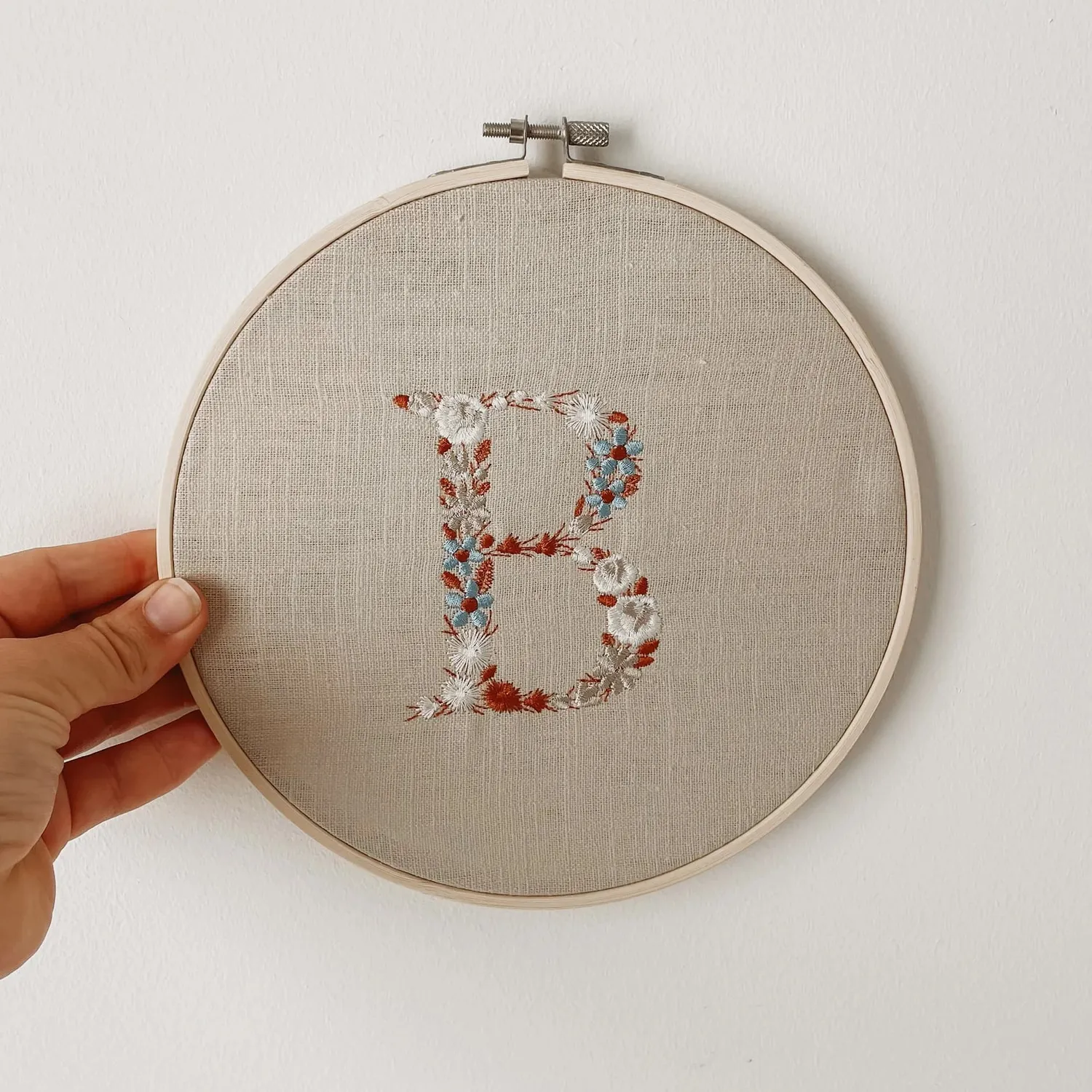 Soda Fashion Borduurring letter ring dames fijn