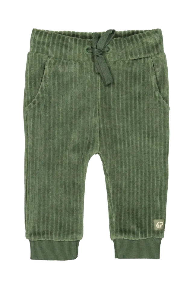 4PRESIDENT Jazzy Agave Green baby joggingbroek unisex katoen