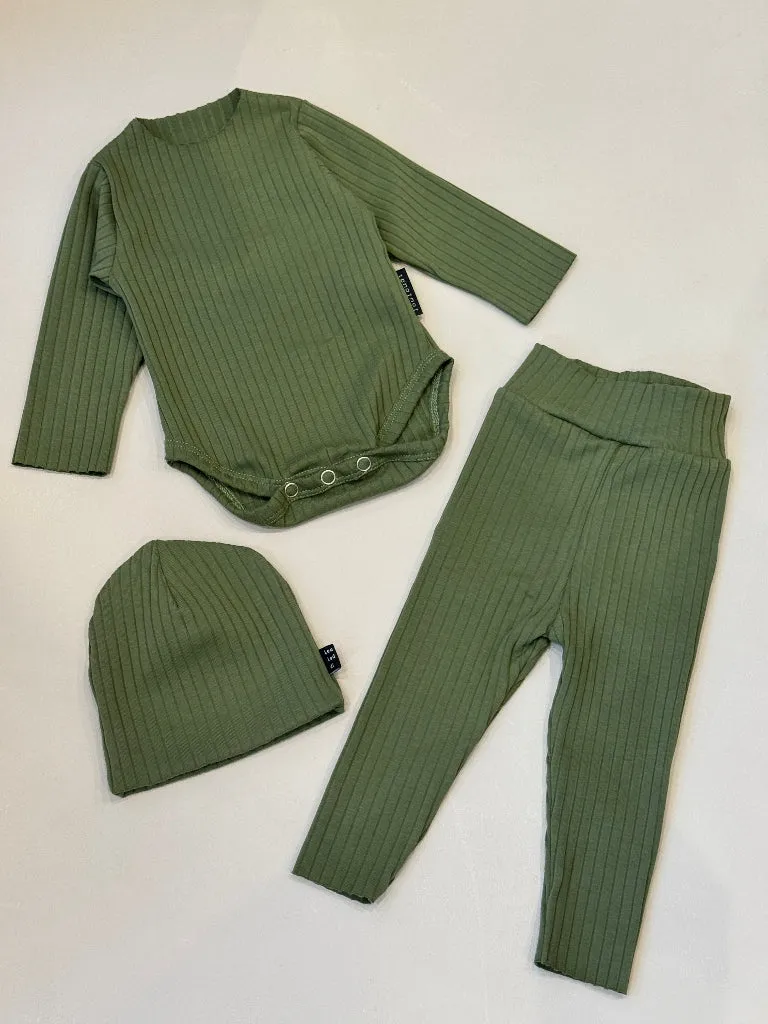 Louloúdi Raf romper ribstof naturel