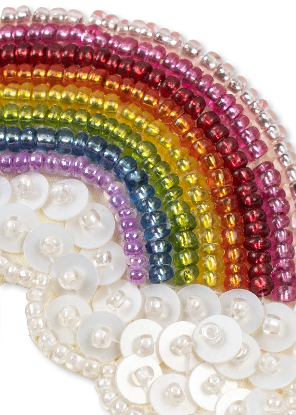 Konges Sløjd Regenboog haarclip rainbow glaskralen