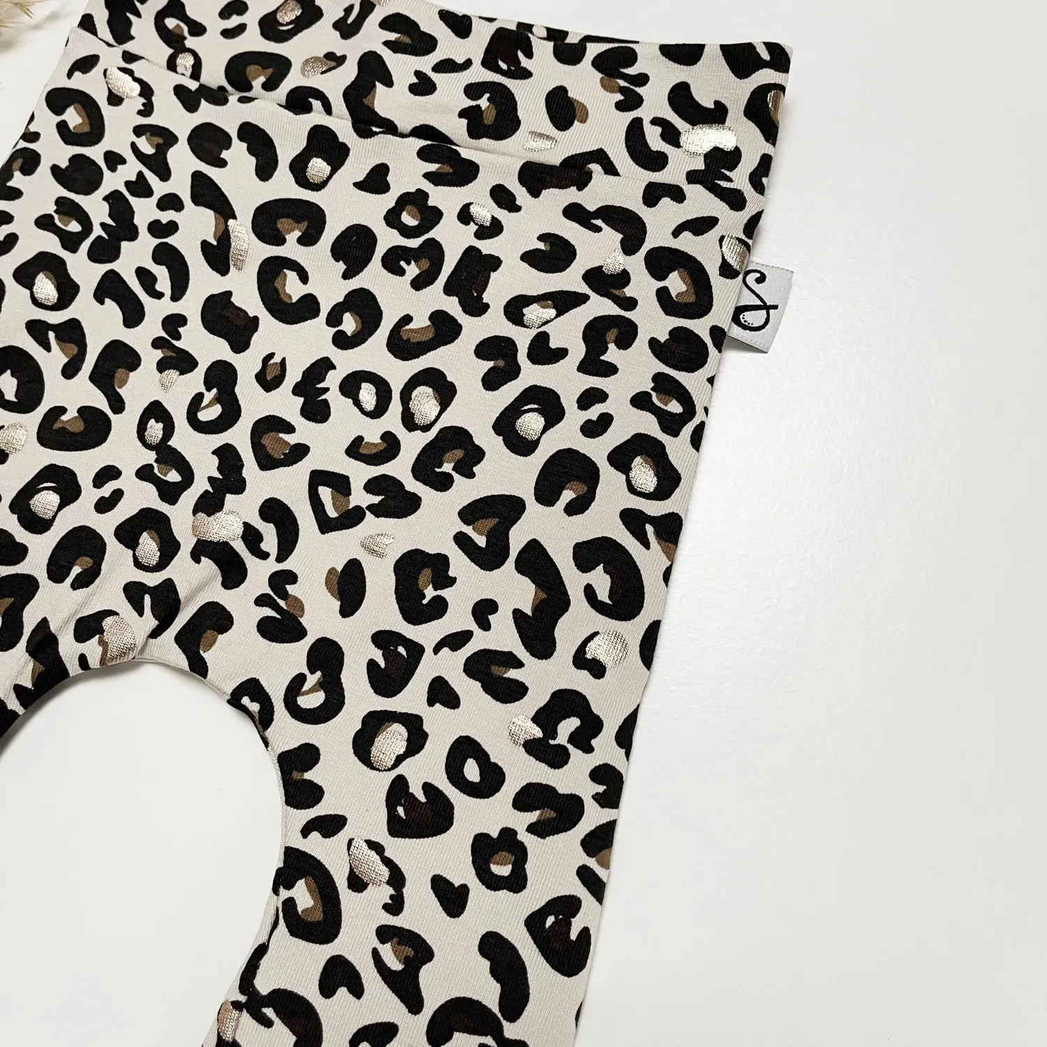 SODA FASHION luipaard broek speciaal biokatoen