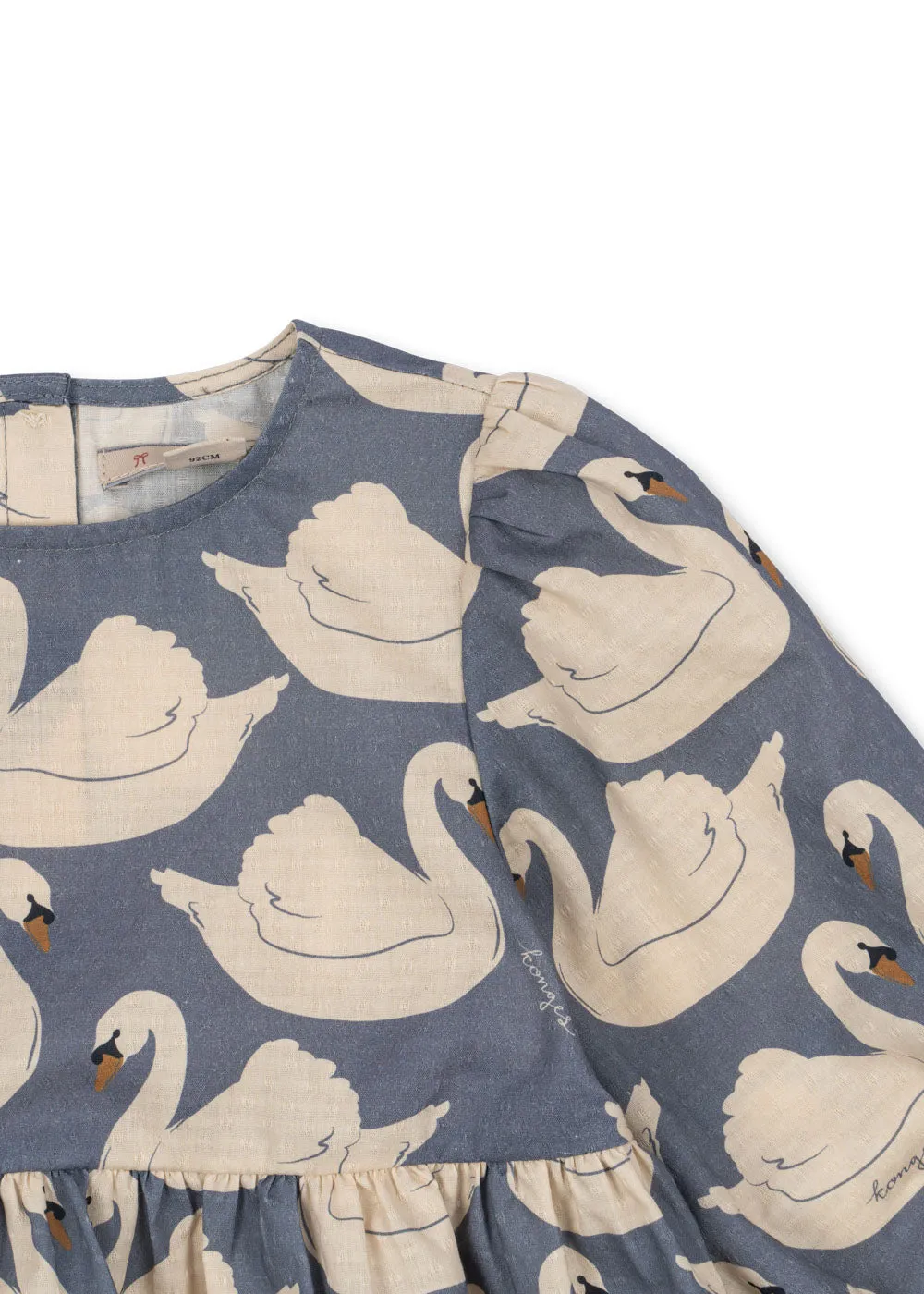 Konges Sløjd Evia blouse swan biokatoen