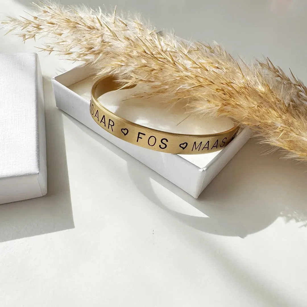 SODA FASHION Ibiza armband met eigentekst gepersonaliseerd