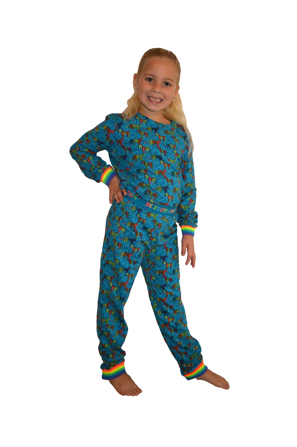 4PRESIDENT Joy Tiger pyjama biokatoen meisjes