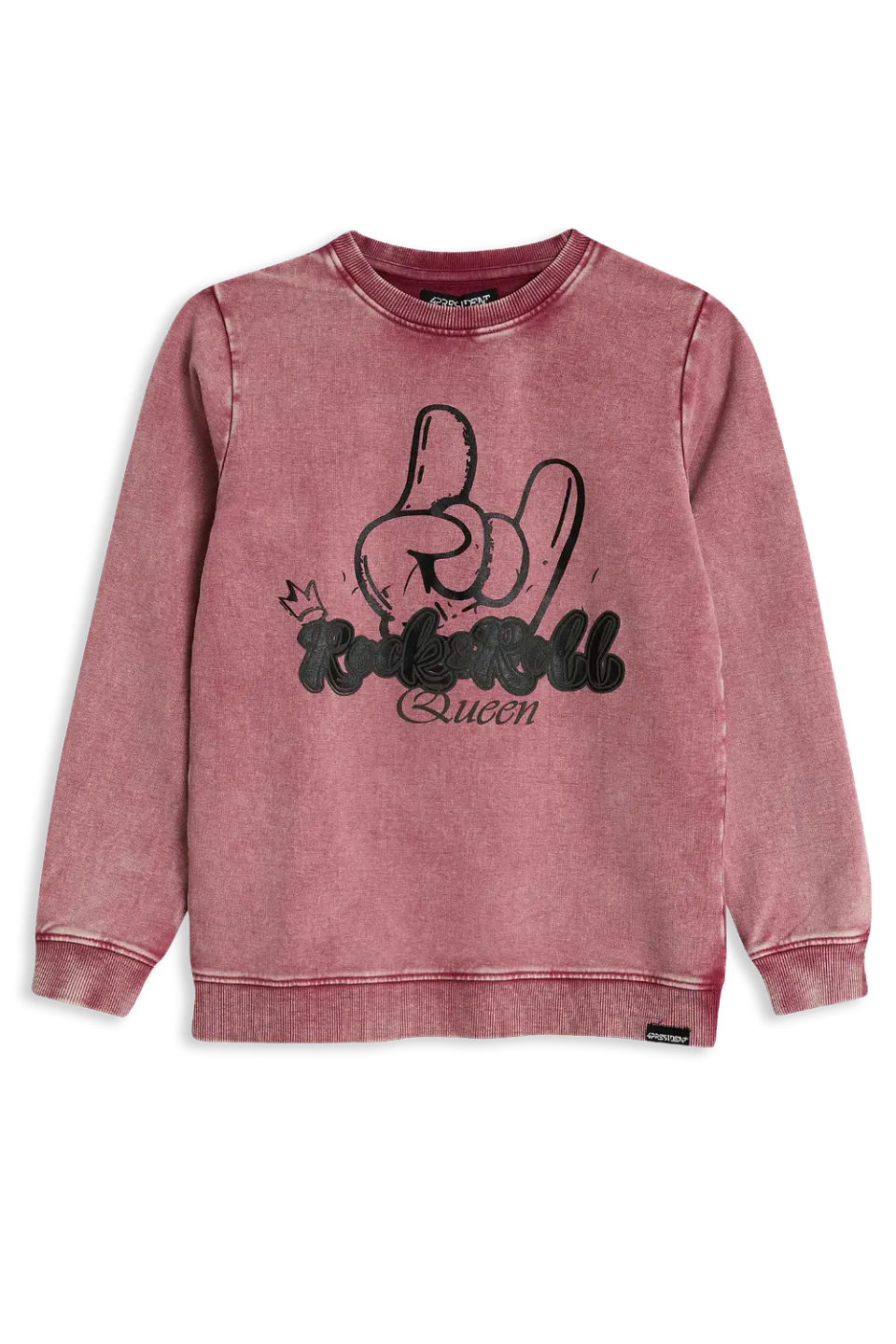 4President Nathalie Purple sweater paars acidwash