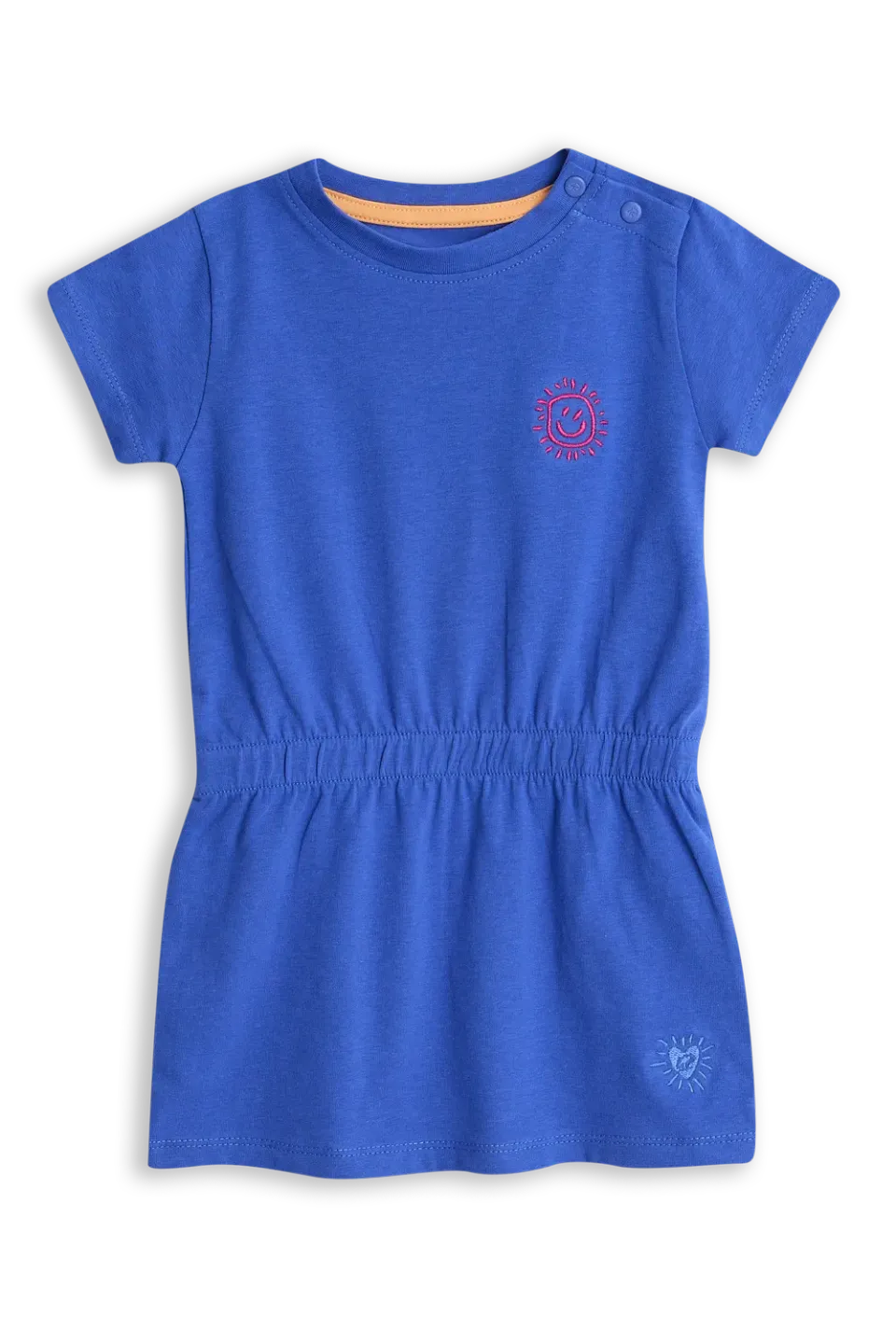 4PRESIDENT Caro Dazzling blue jurk hartjesprint