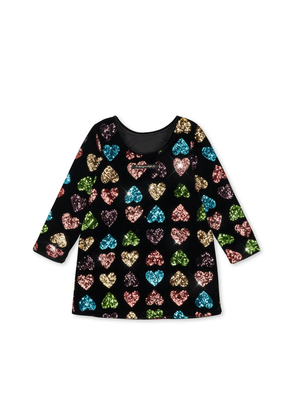 Konges Sløjd Cuore jurk amour sequin velours