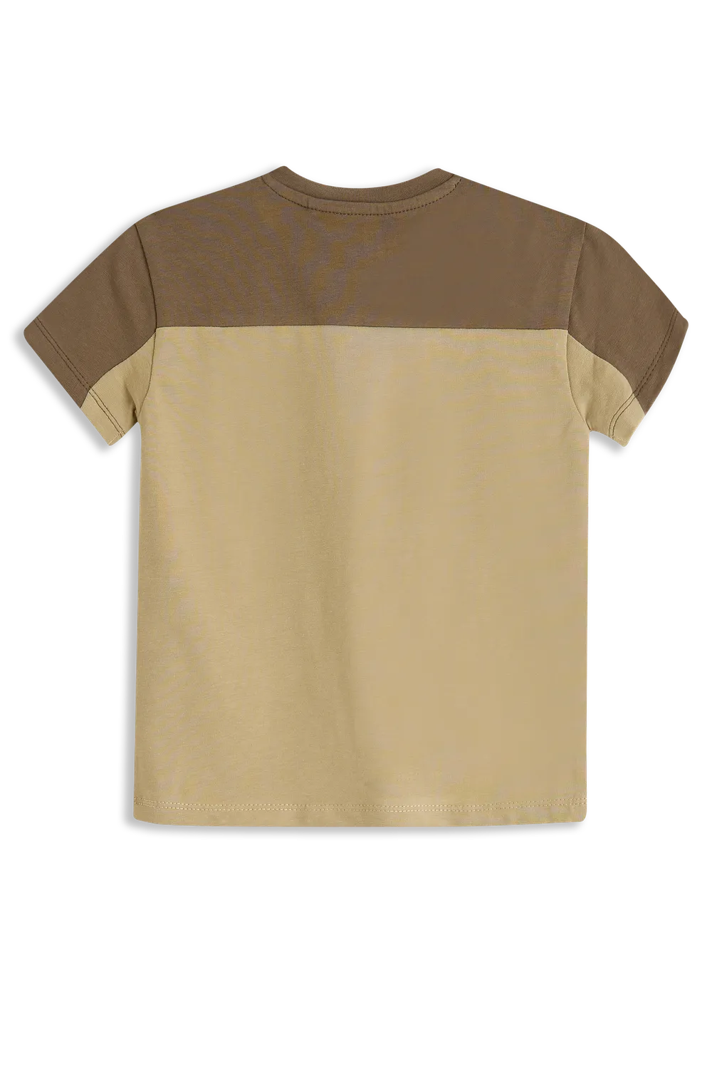 4President Dean Twill t-shirt jongens bruin katoen