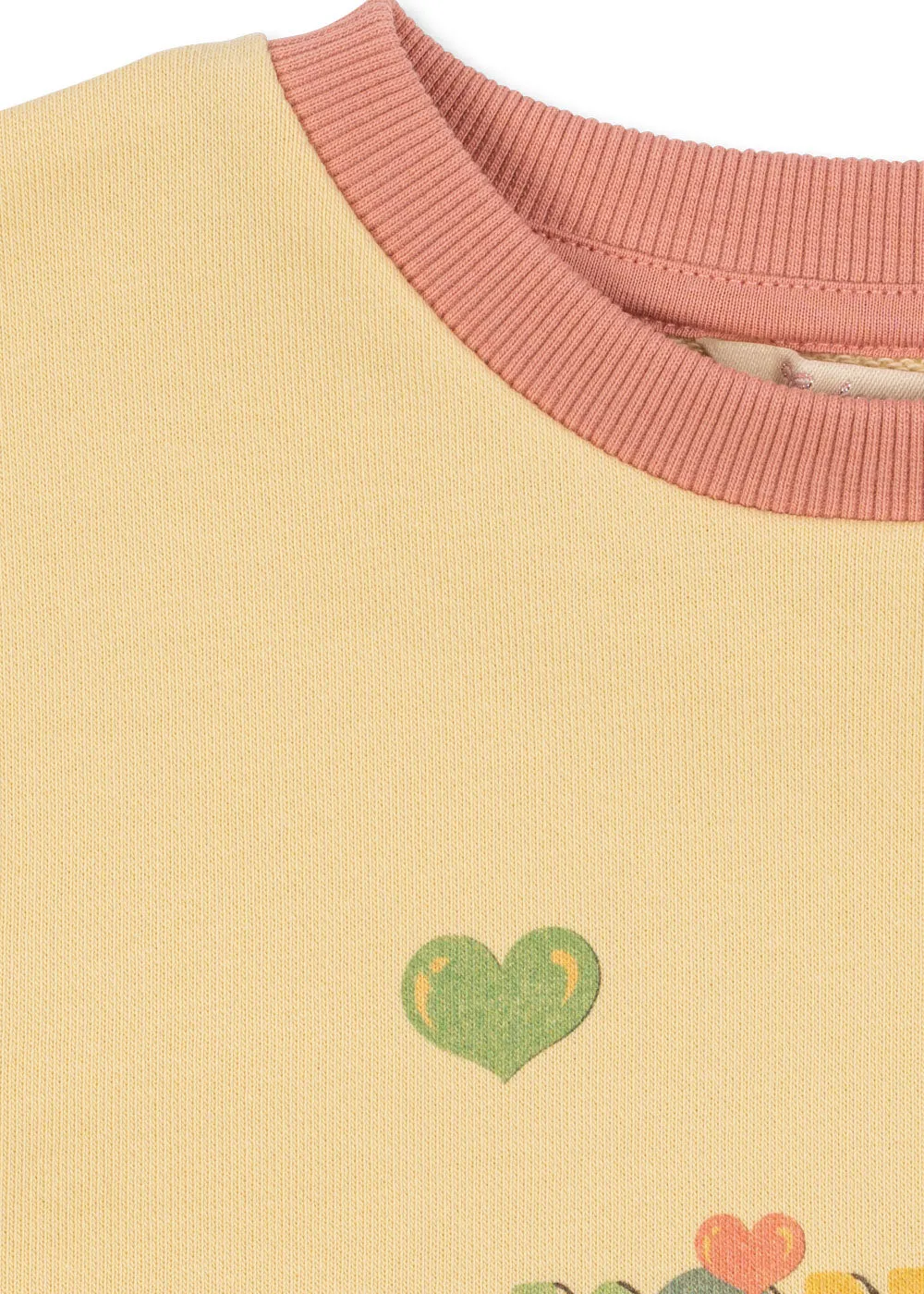 Konges Sløjd Spotty sweater banana crepe biokatoen