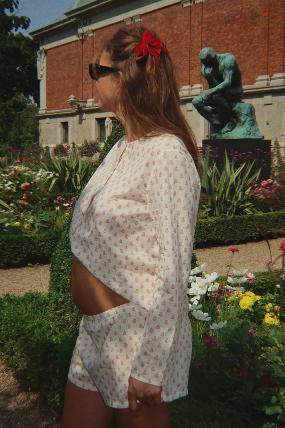 Konges Sløjd Pacey Mama Blouse carta fiori biokatoen