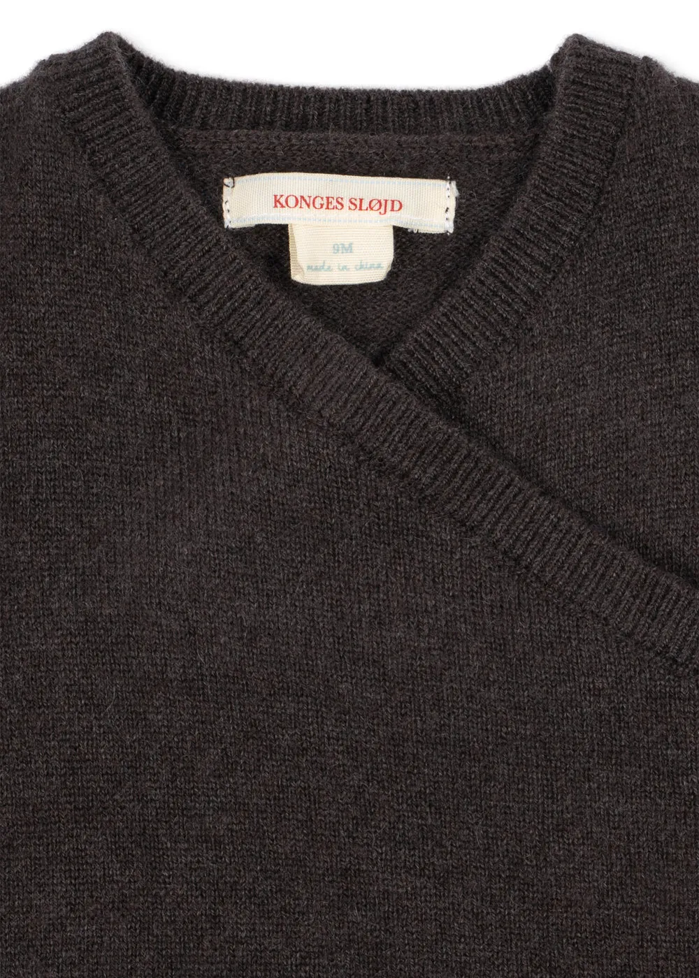 Konges Sløjd Dio cashmere babyset chocolate brown 2-delig