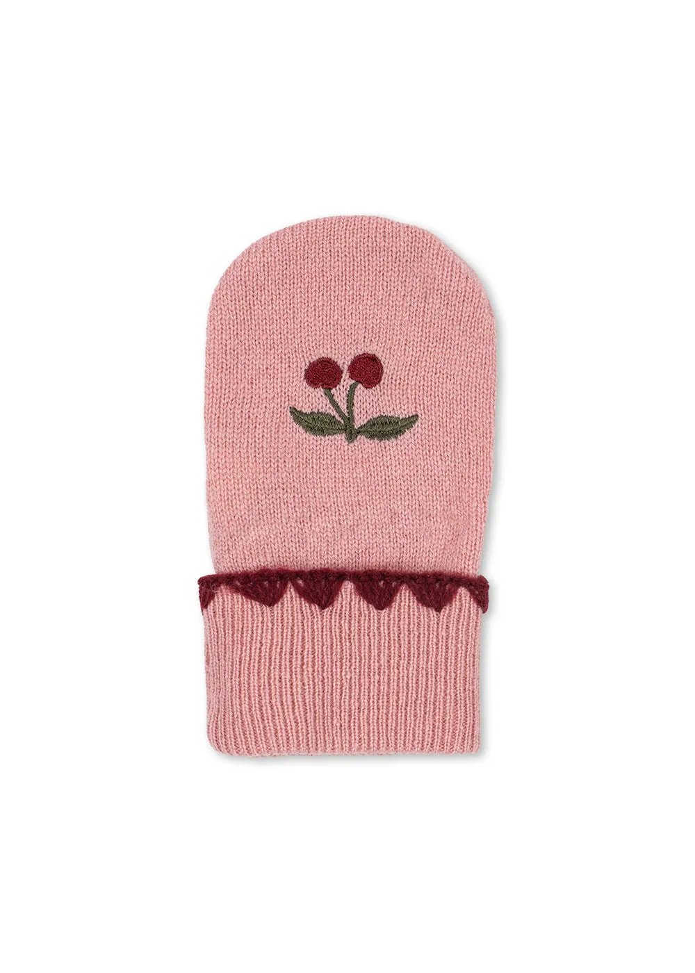 Konges Sløjd Collette wanten pale blush pure wol