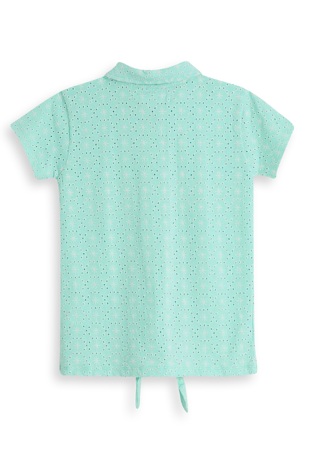 4PRESIDENT Basma Water ballet shirt turquoise katoen