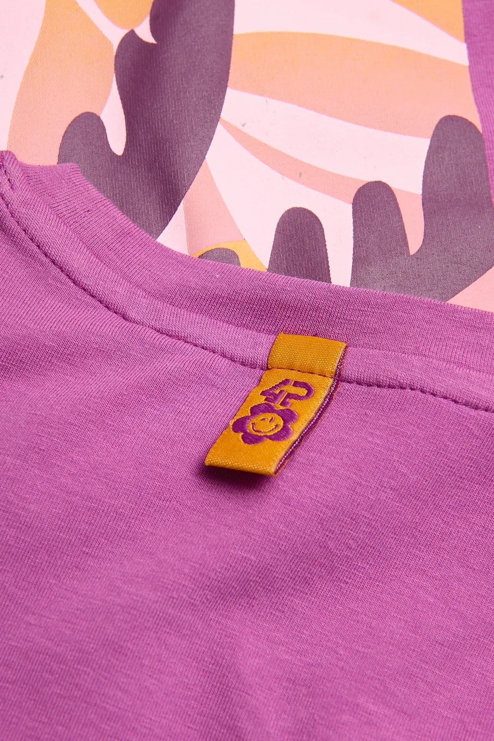 4President Nadia Purple t-shirt meisjes katoen