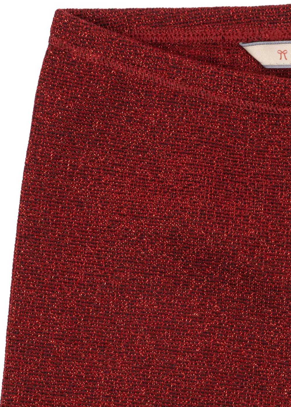 Konges Sløjd Roli broek red dahlia glitter