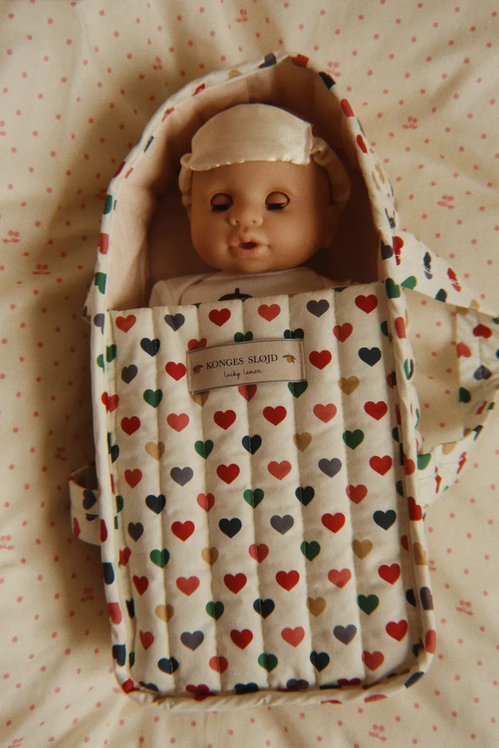 Konges Sløjd Lola Babypopset Coeur Coloré 31,5 cm Zacht