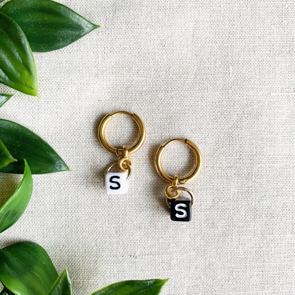 SODA FASHION Ibiza initiaal ketting goud