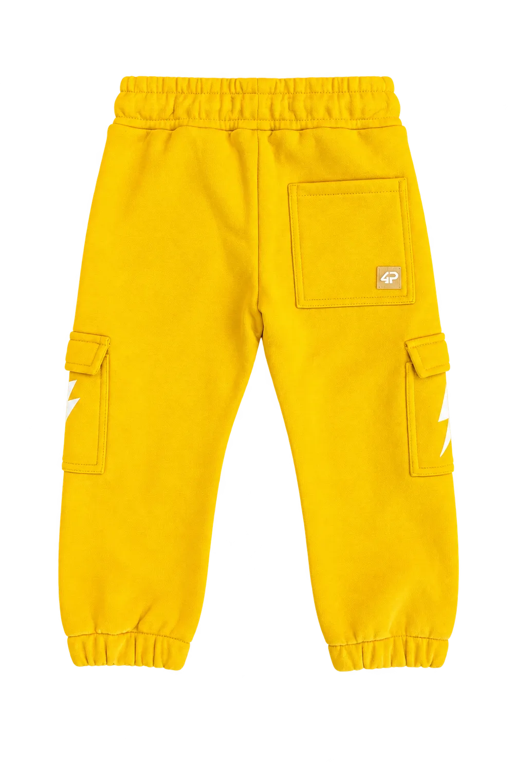 4PRESIDENT Ken joggingbroek kinderen geel stretch
