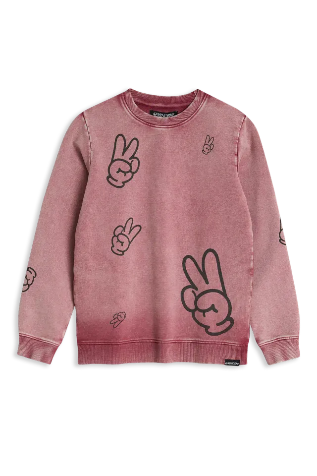 4President Naomi Purple sweater meisjes paars