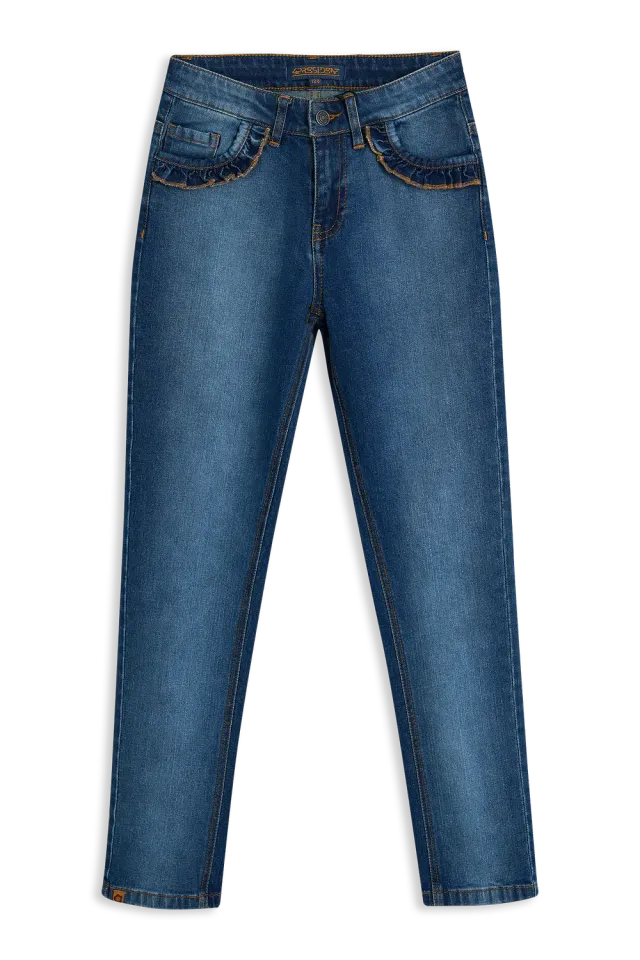 4President Koda Blue jeans meisjes straight leg