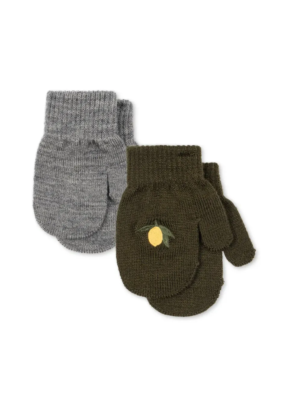 Konges Sløjd Filla wanten 2-pack kombu green wolmix