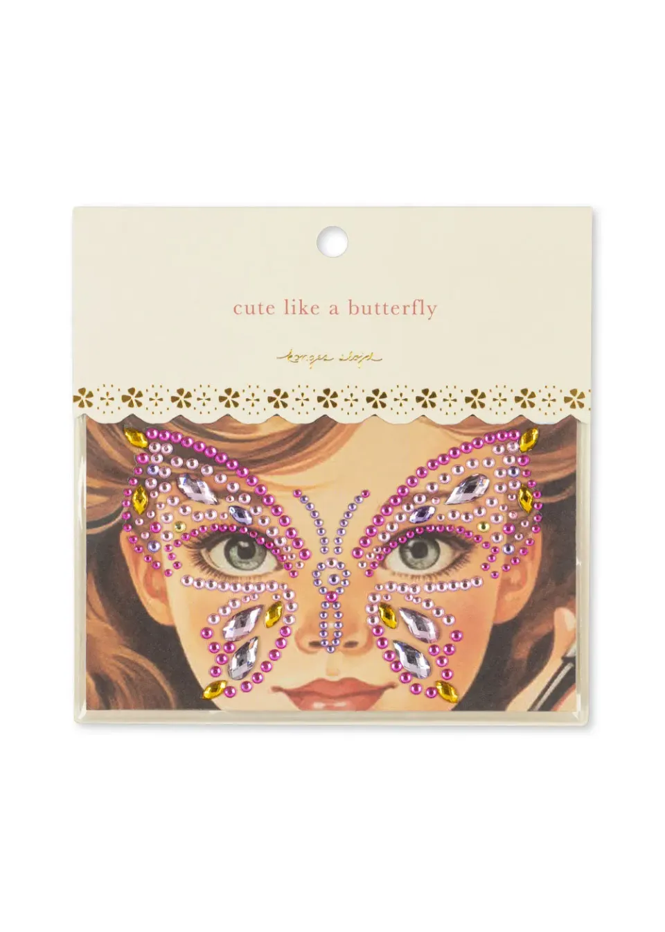 Konges Sløjd Butterfly face jewels multi stickers