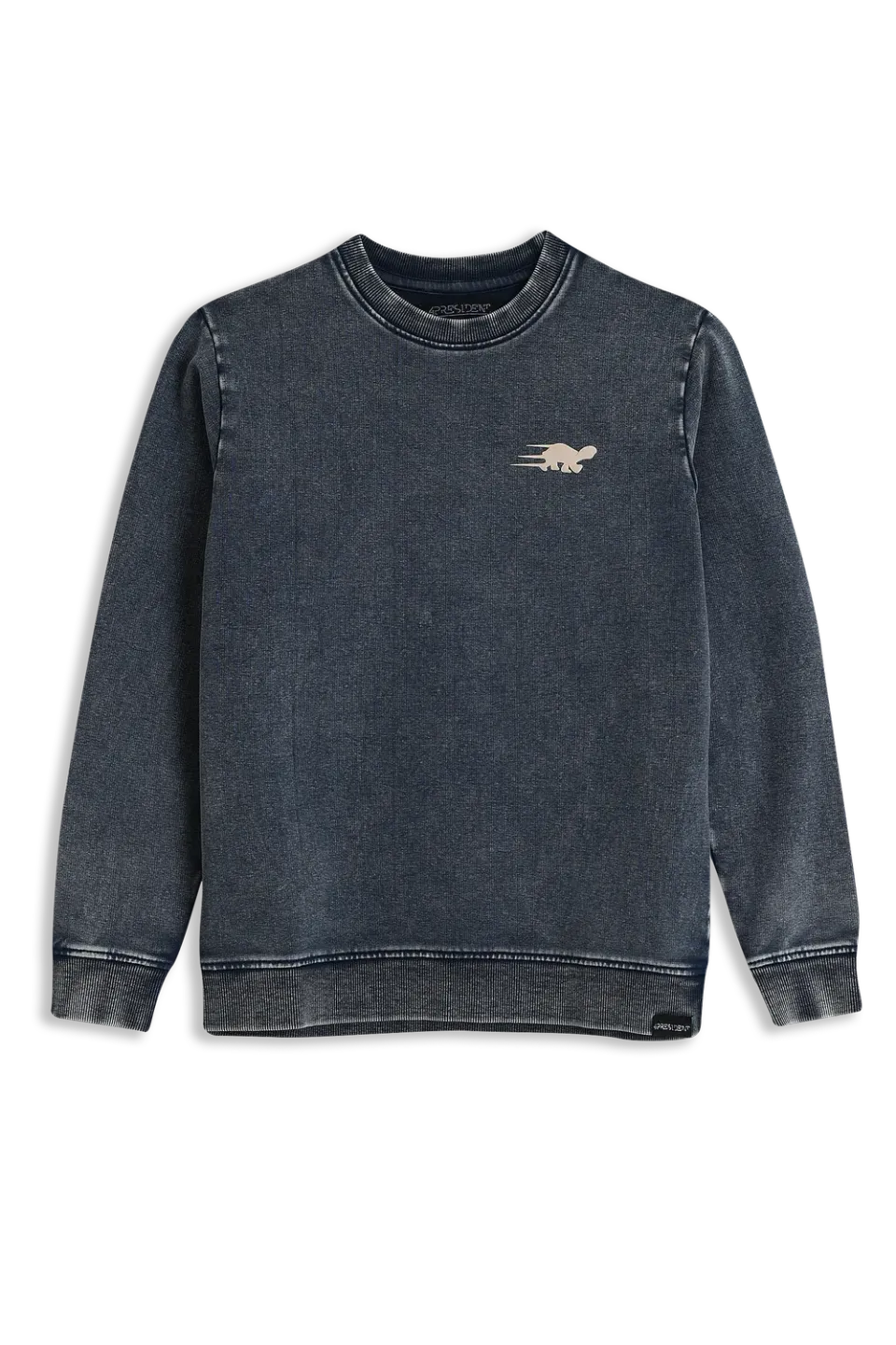 4President Pieter Denim Wash sweater jongens