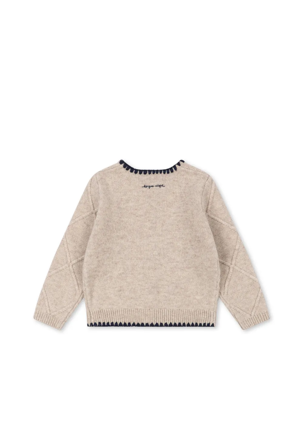 Konges Sløjd Iska wollen vest off white