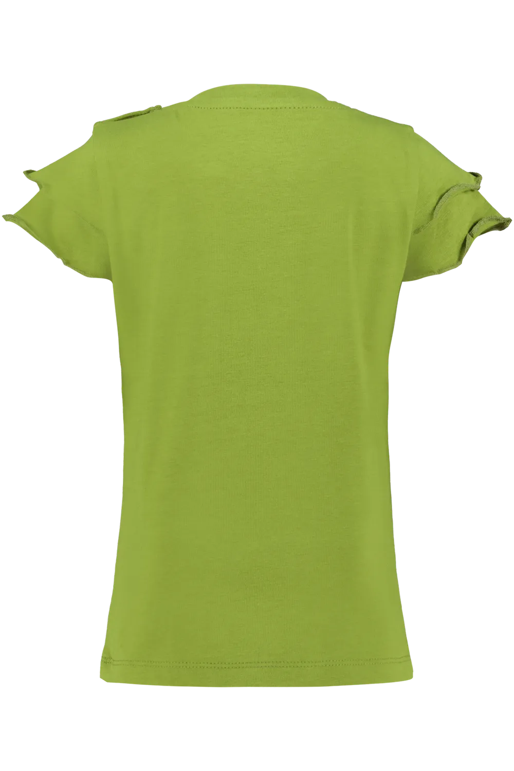 4President Liliana T-shirt meisjes army green ruches katoen