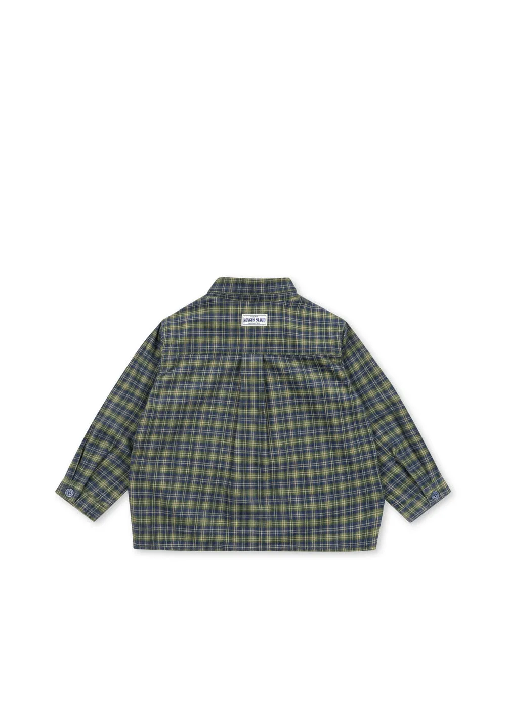 Konges Sløjd Cara overhemd laurel blue check ribfluweel