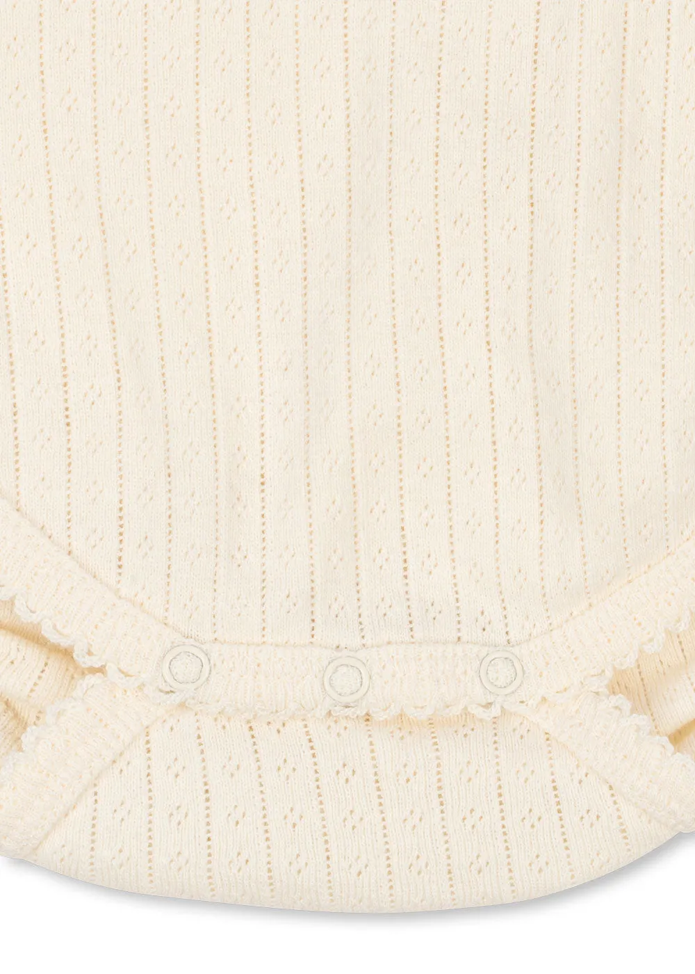 Konges Sløjd Minnie Romper korte mouw antique white ajour